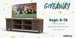 Win a 78 Inch Napa TV Console from Realcozy