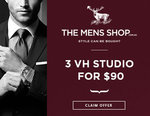 3 Van Heusen Studio Shirts for $90, Including Complimentary Delivery with The Mens Shop