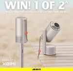 Win 1 of 2 XGIMI Mogo 3 Pro Full HD Projector & Stand Prize Packs from JB Hi-Fi