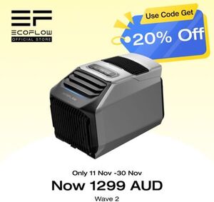 EcoFlow WAVE 2 Quiet Portable AC Cooler/Heater $1,074 Delivered @ EcoFlow_Flagship eBay