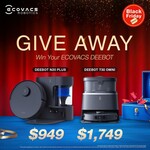 Win a Deebot T30 Omni or Deebot N20 Plus Robot Vacuum from Ecovacs ANZ