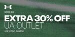 Extra 30% off All Outlet Products + $9.99 Delivery ($0 with $129 Order) @ under Armour