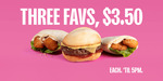 Pocket Rocket / Snack Sliders $3.50, Available till 5PM Daily @ Grill'd