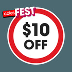 [VIC, NSW] $10 off Minimum $50 Spend Online with Deliver More @ Coles