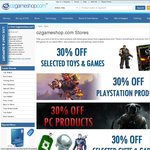 30% off 1,000 Products at OzGameShop.com