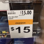 PlayStation PS3 Blu-Ray Remote $15 @ Target