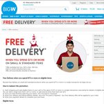 Free Delivery at Big W for > $75 Spend (Eligible Items)