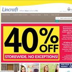 Lincraft - 40% off Storewide