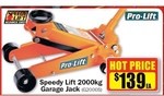 REPCO Pro-Lift Speedy Lift 2000kg Garage Jack $139
