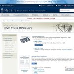 Free Ring Sizer from BlueNile.com