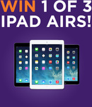 Win 1 of 3 16GB iPad Airs