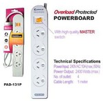 Sansai Power Board - 4 Way Powerboard with Master Switch $4.95 + $9.95 Delivery @ Warcom