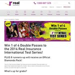 Win 1 of 4 Double Passes to The 2014 Real Insurance Netball Test Series - All 4 locations