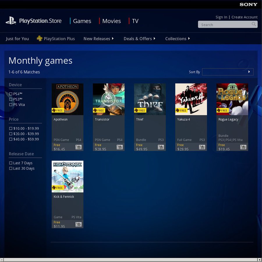 PlayStation Plus February Free Games (PS+ Subscription Required