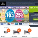 Easter Sale @ Rio Sound and Vision. 25% - 60% off. FREE Delivery