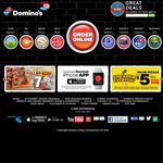 Domino's Any 3 Pizzas + 2 Garlic Breads & 2 1.25l Drinks - $33.95 Delivered + Other Deals