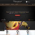 Dota 2 Merchandise: 20% off Sale at The Secret Shop