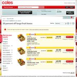 20% off Selected Fruit & Veg Boxes - from $32 @ Coles Online