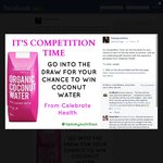 Win Carton of Organic Coconut Water (12) Worth $50 from Celebrate Health