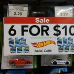 6 Hot Wheels Cars for $10 at Toys 'R' Us (In Store)