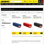 Sony SRS-XB3 Bluetooth Speaker $196 + FREE Noice Cancelling Earphones (RRP $299) at JB Hi-Fi