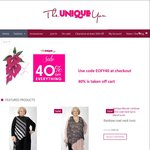 40% off Everything Sale @ The Unique You (Plus-Size Fashion)
