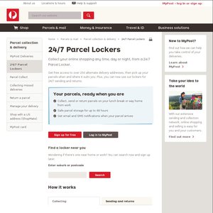 Get Free Access to over 250 Alternate Delivery Addresses @ Auspost Free Parcel Lockers (Sign up Required)