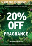 The Body Shop - 20% off Fragrances (Sat 17/12 - Sun 18/12)