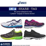 Win Four Pairs of ASICS Shoes of Choice Worth Up to $1,200 from Running Warehouse Australia