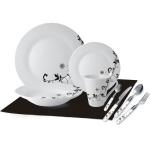 40 Piece Porcelain Dinner Set - Black Vine - $40 delivered