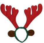 $0.99 or $0.69 (VIP Price) for Either Jolly Santa Hat Red or Antler With Ears Headband Brown @ Spotlight
