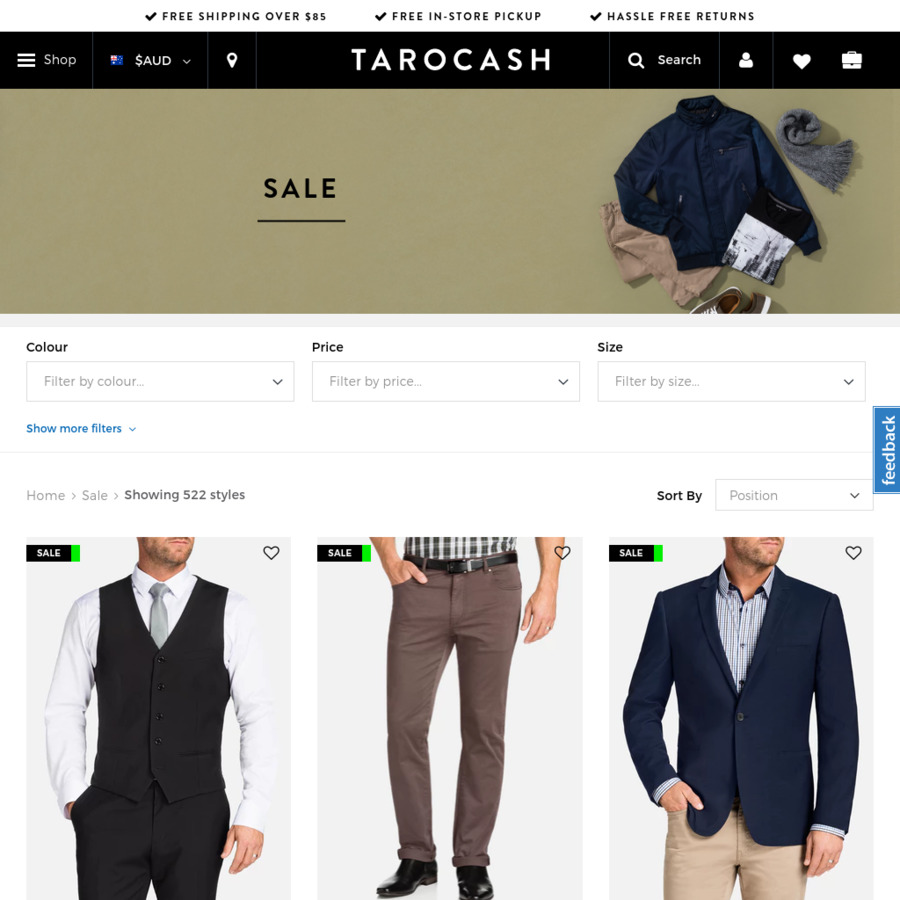 Tarocash Boxing Day Sale - up to 70% off Selected Items (Online & in ...