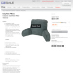 Easyrest Back Rest Pillow Shipped $20 from Ozsale