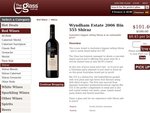 Wyndham Estate 2006 Bin 555 Shiraz Only $8.45 a Bottle