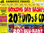 20% off DVD's, Blu-Ray and Music CD's at JB HiFi  (In Store Only)