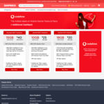 Vodafone Packs: Data Combo Starter 18GB $20 + $15 Cashback, Sim Starter Pack 10GB $25 + $20 Cashback Via Shopback