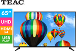 TEAC LE65A4E3UHD 65" UHD LED TV $699 (~ $560 w/Discounted Gift Cards) + Shipping @ Catch (Club Catch Required)