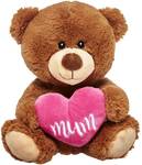 Mother's Day Bear with Heart $1.50, Mother's Day Bear with Baby $3.75 @ Woolworths
