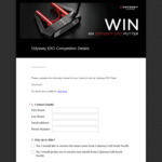 Win an Odyssey EXO Putter Worth $449.99 from Callaway Golf South Pacific