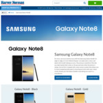 Samsung Galaxy Note8 64GB - Black or Gold $1148 @ Harvey Norman