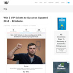 Win 2 VIP Tickets to Success Squared 2018 with Gary Vee in Brisbane from Michael Walz (QLD)