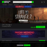 (PC) 23% off PC Games e.g. Life Is Strange 2 Complete Edition US $30.79 (~AU $42.74) @ Green Man Gaming