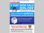 Koorong 5 Days 20% off Web Only Sale - 23-27 March