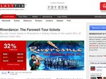 40% off tickets to Riverdance in Melbourne. Was $90. Now $54.