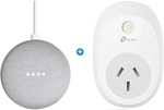 Google Home Mini + TP-Link Smart Wi-Fi Plug $64 @ Harvey Norman