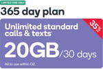 Kogan Mobile Large 365-day SIM Plan Unlimited Talk and Text 20GB $254.30 @ Kogan 
