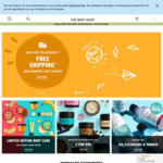  Free Shipping with No Min Spend @ The Body Shop (Plus 6.5% Cashback @ Cashrewards)