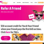 [VIC] $50 Account Credit for You & Your Friend When Your Friend Pays The First Bill on Time @ Globird Energy