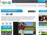 Love Golf? Take 4 People for 3hrs. Nth Sydney. 50+ Golf Course Simulations! 82% OFF! Only $89!