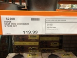 Lodge Cast Iron Cookware 5 Piece Set $119.99 @ Costco (Membership Required)